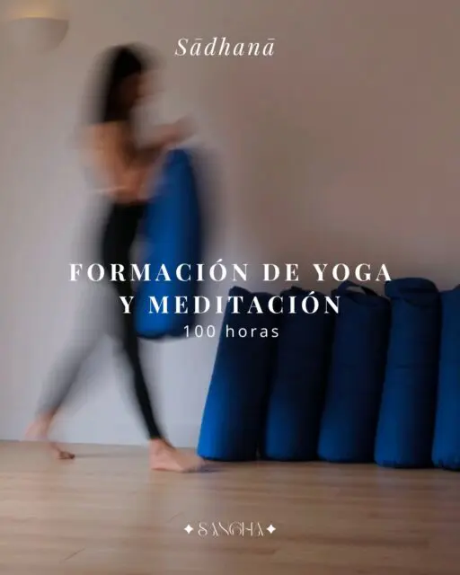 Estamos muy contentas de compartir nuestra primera formación en Sangha. Una formación de 100h para profundizar la práctica de yoga desde un lugar auténtico y consciente donde exploraremos āsana, filosofía, prāṇāyāma y bandhas, hasta poder dar forma a una clase dinámica.Aprenderás a elaborar secuencias coherentes y a guiar con ajustes respetuosos. También estudiaremos textos clave como los Yoga Sutras y la Bhagavad Gītā, junto a prácticas de meditación.Un espacio para acompañarte en tu camino de presencia, calma y autodescubrimiento 🤍Facilitan Nuño @veluvana_meditacion y Clara @clarabarderasSi sientes que algo resuena en ti, escríbenos.#practice #yoga #ttc #meditation